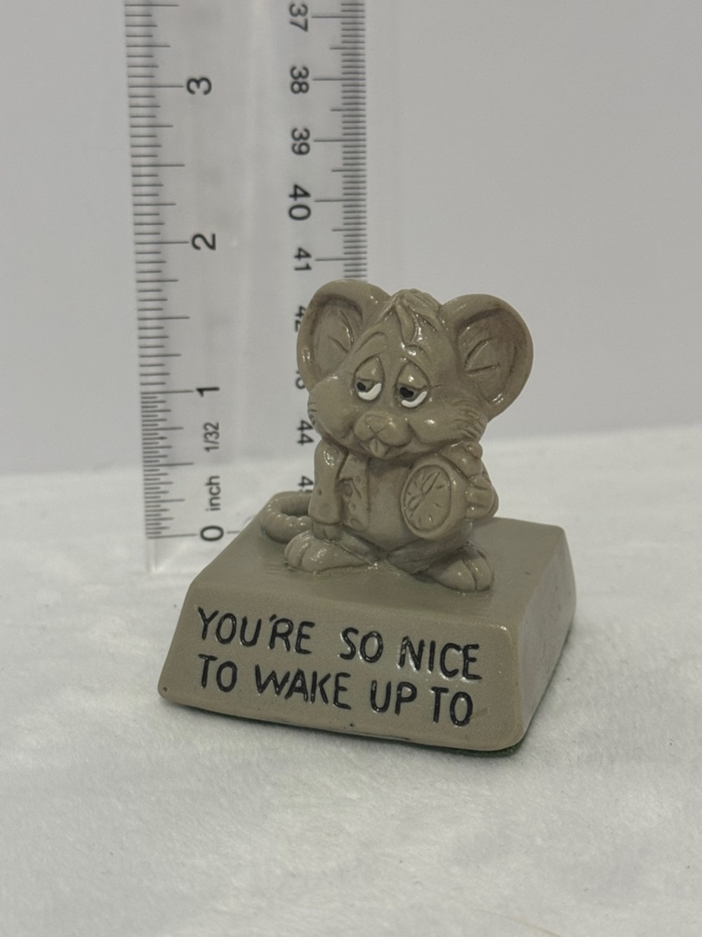 Vintage 1975 Wallace Berrie co statue made in USA 7533 you’re so nice to wake up
